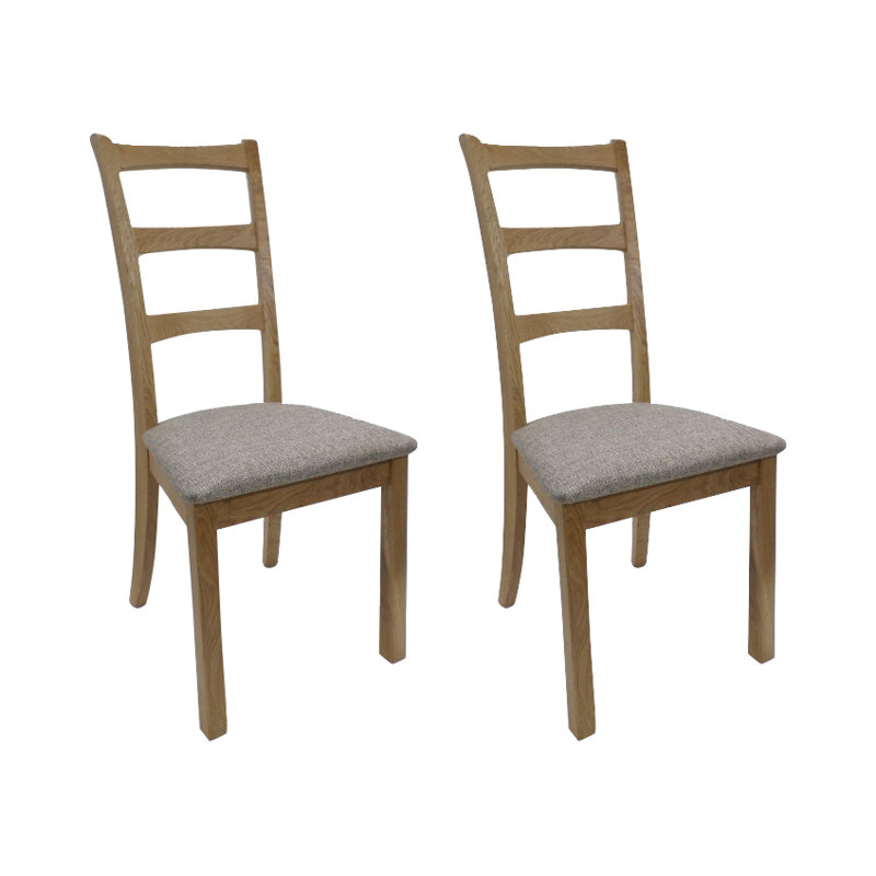 Marlow Home Co. Marley Solid Oak Upholstered Dining Chair Wayfair.co.uk